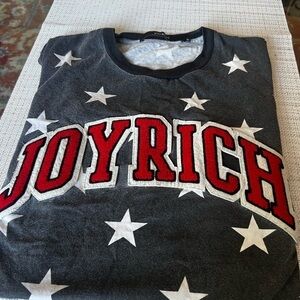 Joyrich Gray Star Pattern Sweatshirt sizeM